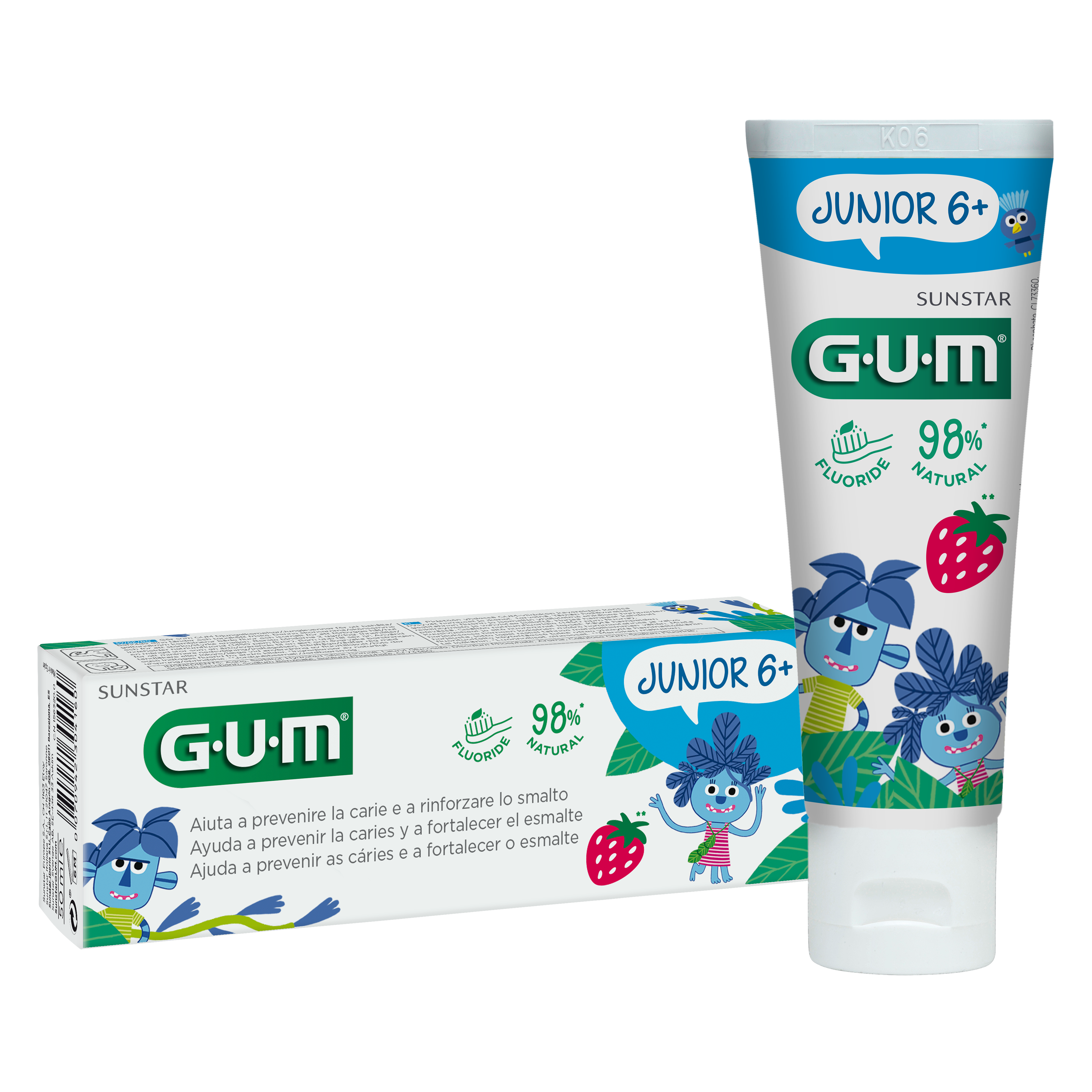 Dentifricio GUM JUNIOR 6+