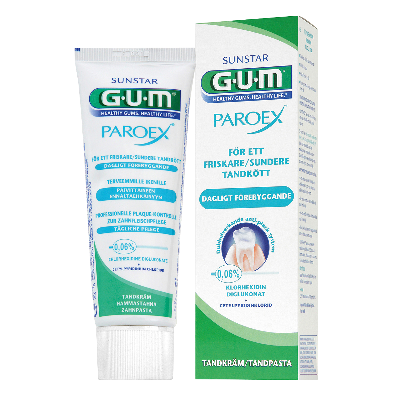 GUM PAROEX 0,06% CHX + CPC Tandkram