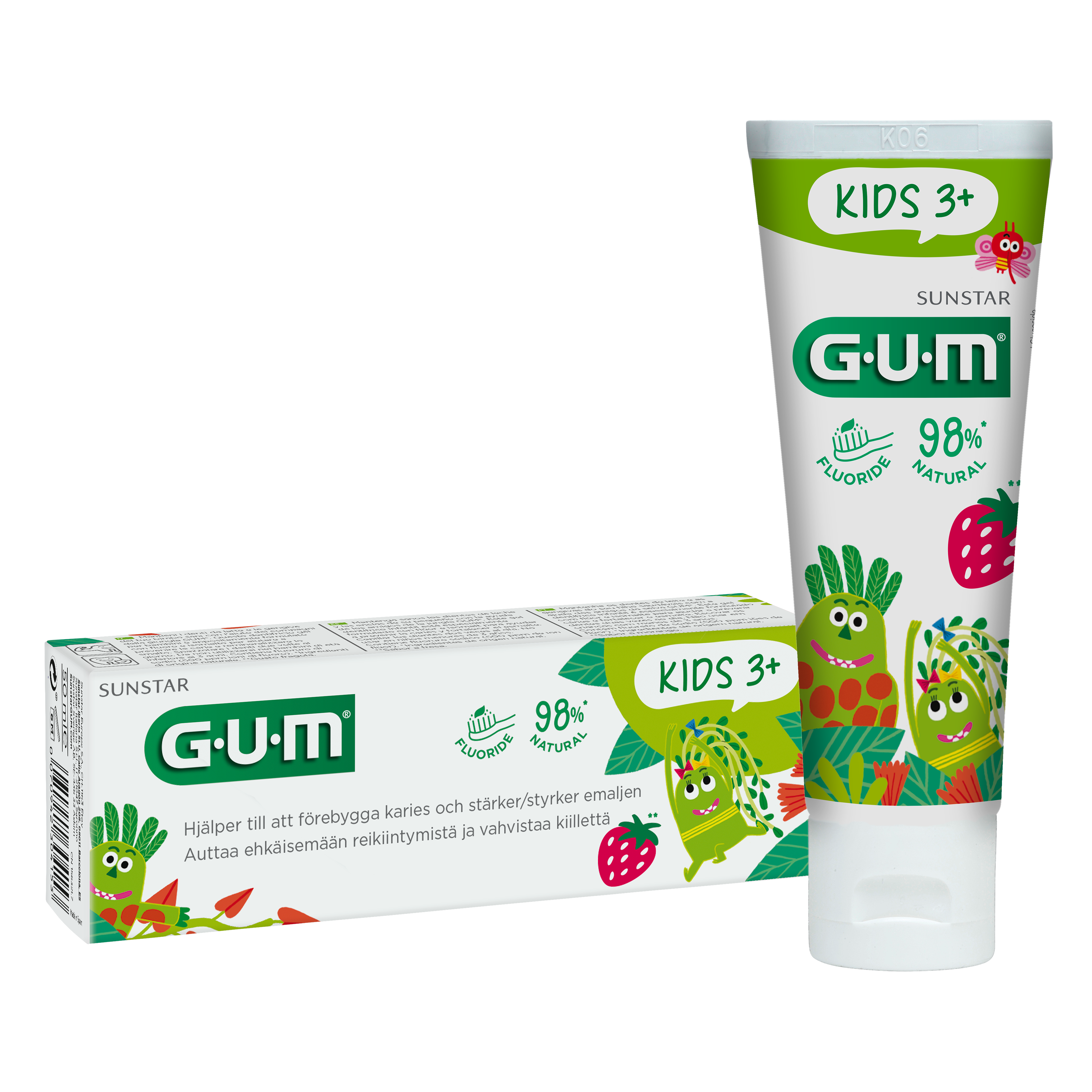 GUM KIDS Tannkrem 3+ ar