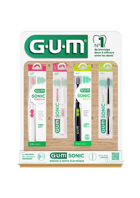 Présentoir de comptoir GUM® SONIC