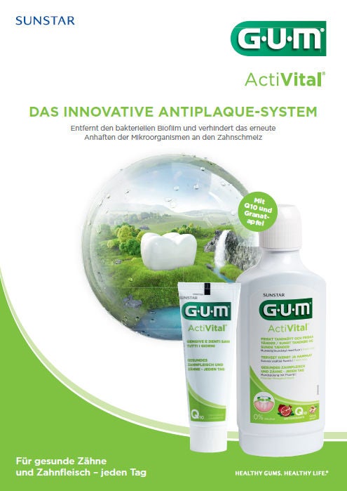 GUM® ActiVital Zahnarztbroschüre