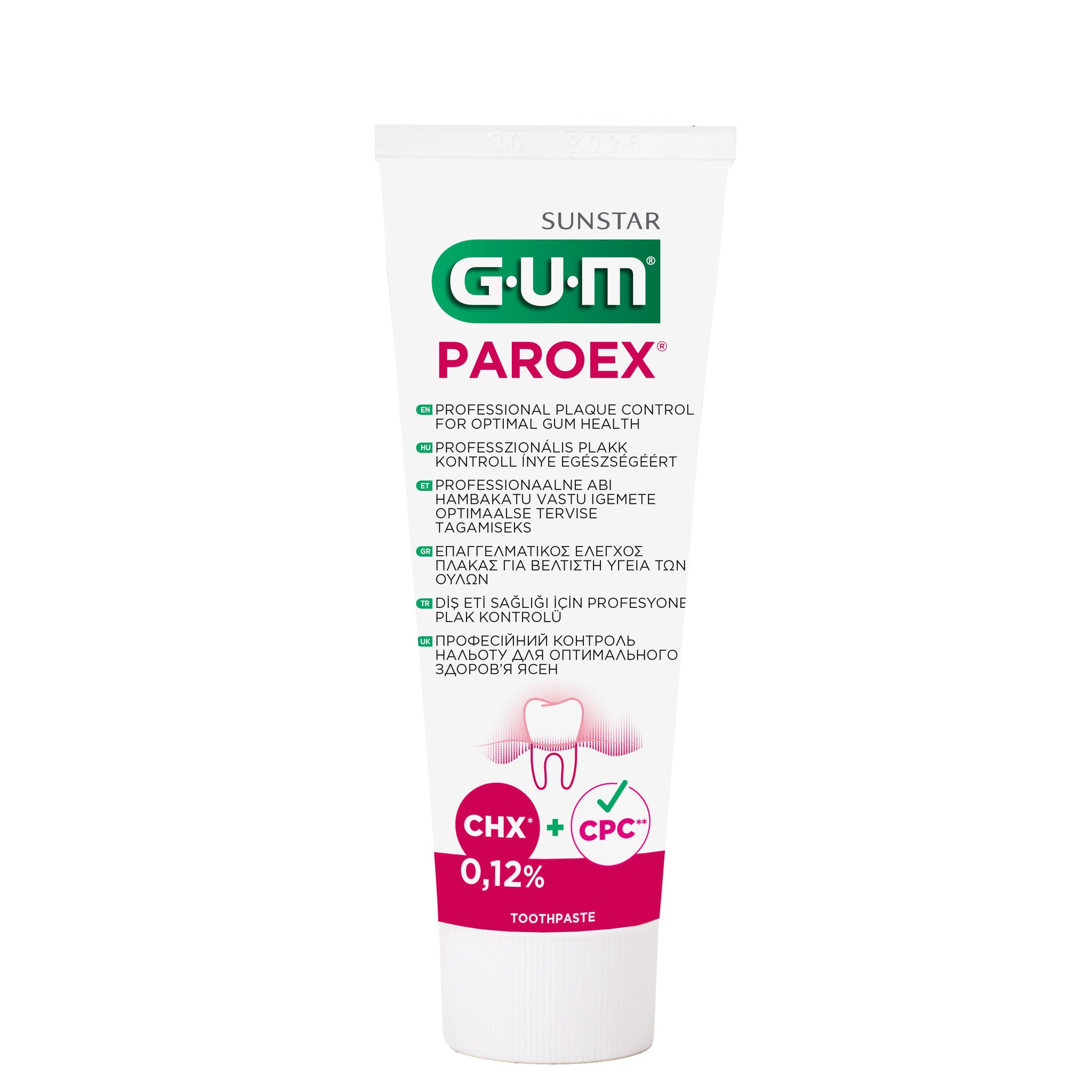 GUM® PAROEX® 0,12% Intensive Action Toothpaste