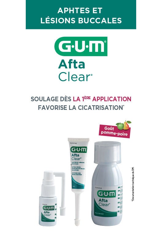 Fiche Produits GUM® AftaClear