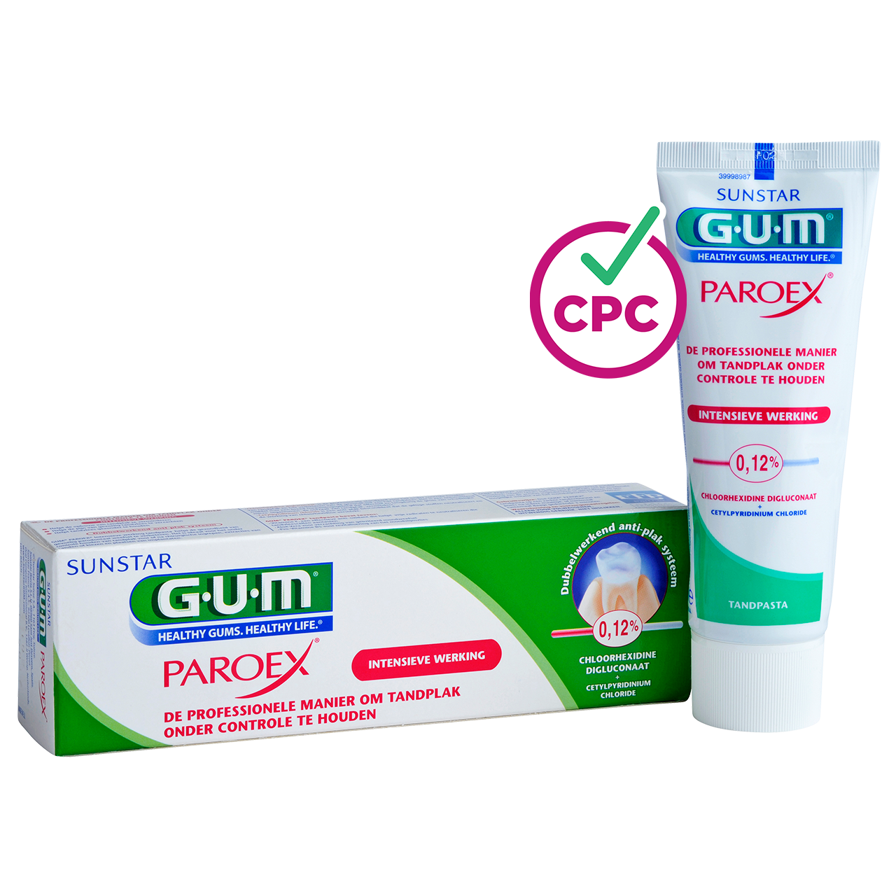 GUM PAROEX 0,12% Chloorhexidine Tandpasta