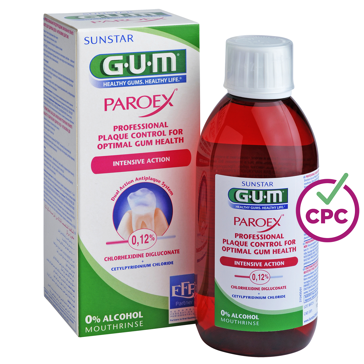 GUM PAROEX 0,12% Intensywne dzia_anie Plyn do plukania