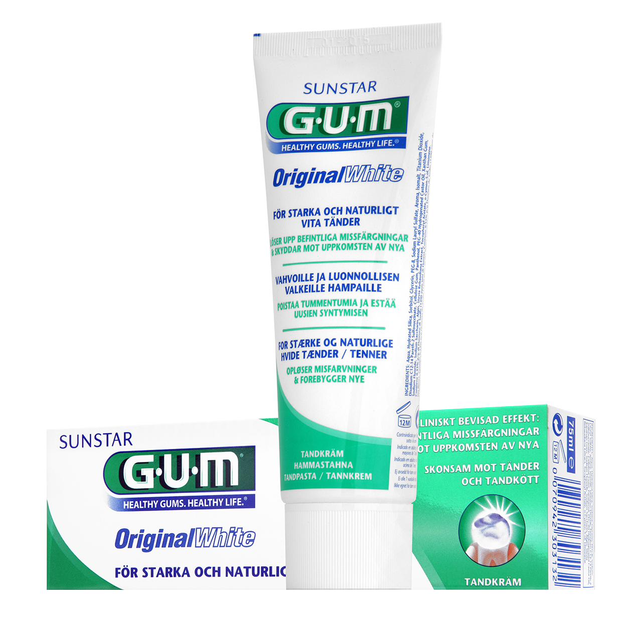 GUM Original White Tannkrem