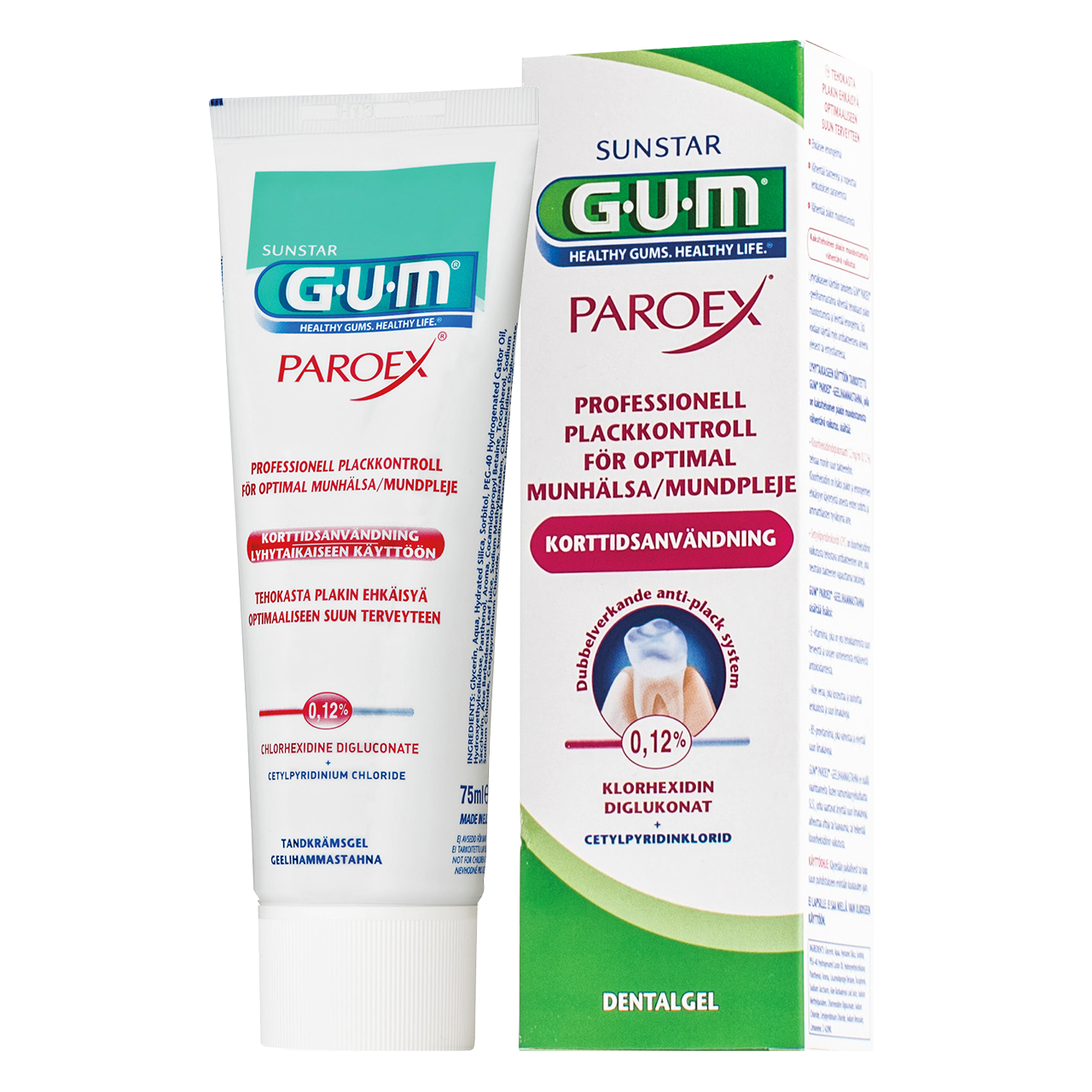 GUM PAROEX 0,12% CHX + CPC Dentalgel